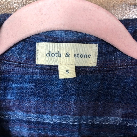 Cloth & stone Button Up plaid Top - Picture 3 of 6